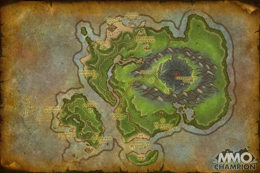 World of Warcraft: Cataclysm - Еще больше карт локаций Катаклизма
